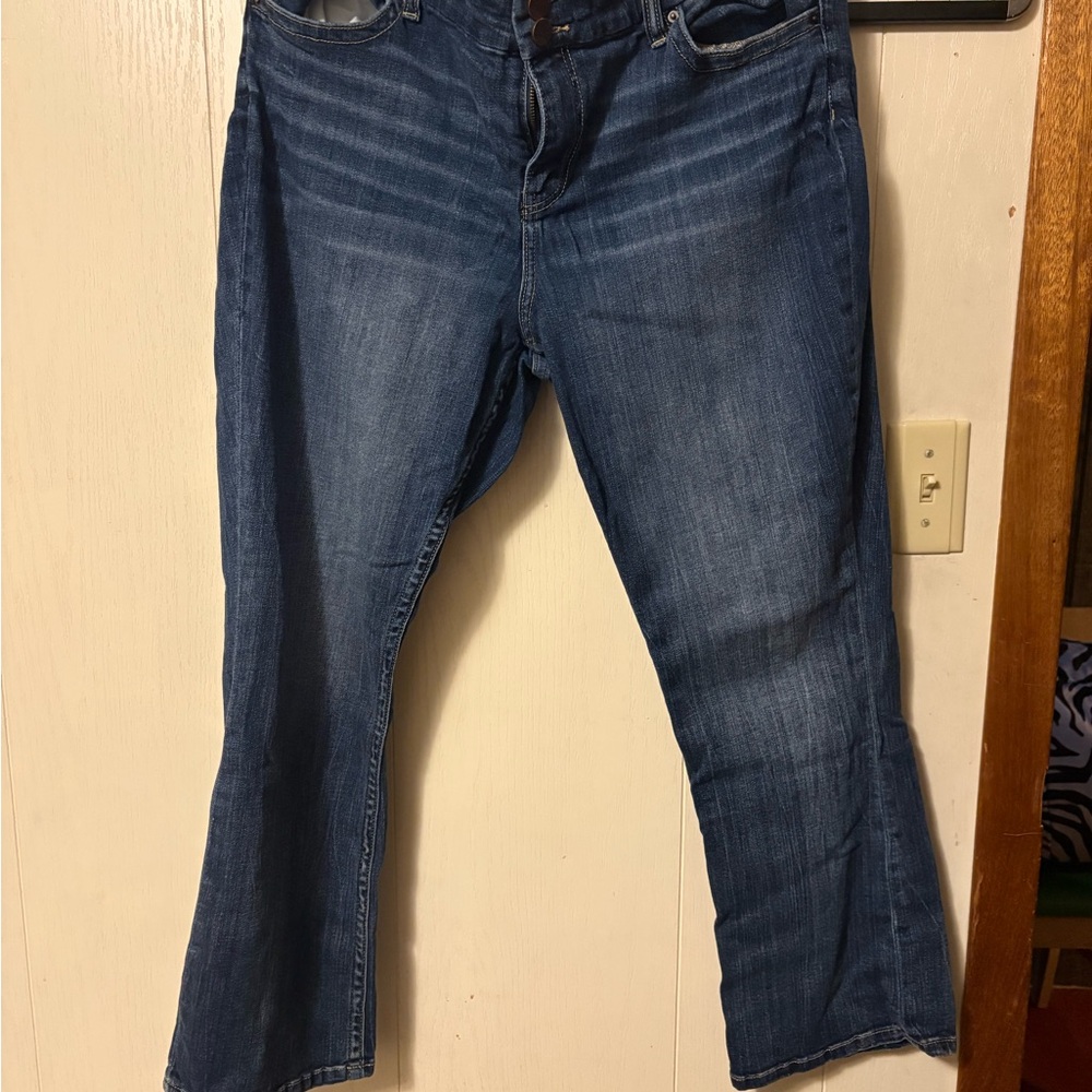 BKE Dark Blue Flare Women's Jeans